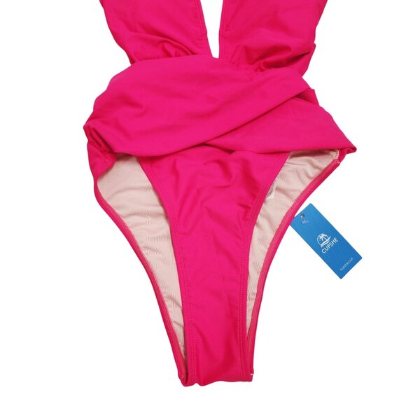 Cupshe Womens Pink One-Piece Swimsuit Size XS - Picture 4 of 5